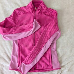 Nike Pink quilted zip up sweater/jacket